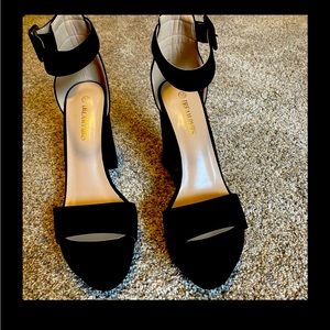 Platform brand new black high heels